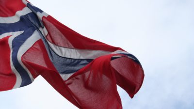 Norges flagga.