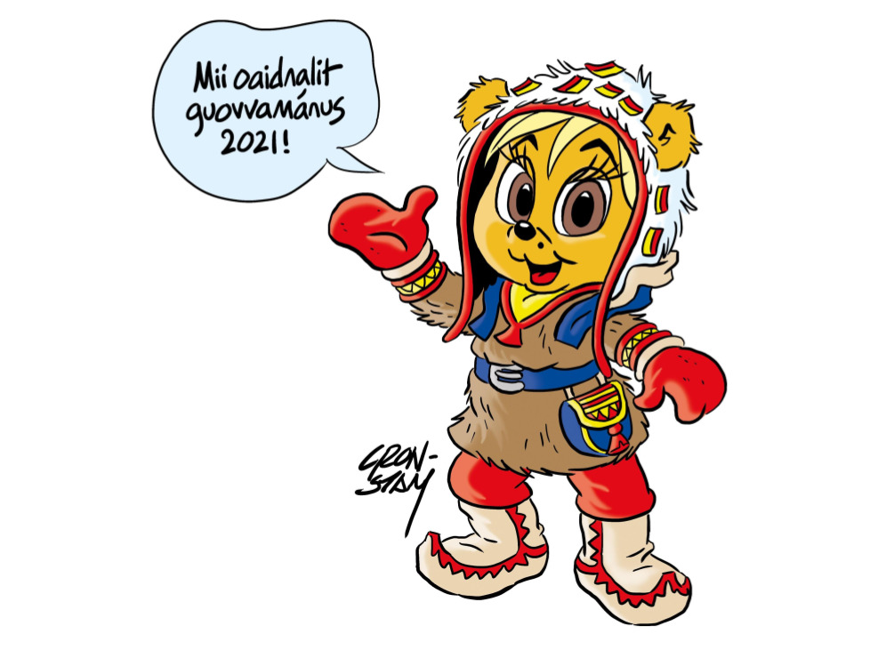 Bamse åker till Sápmi